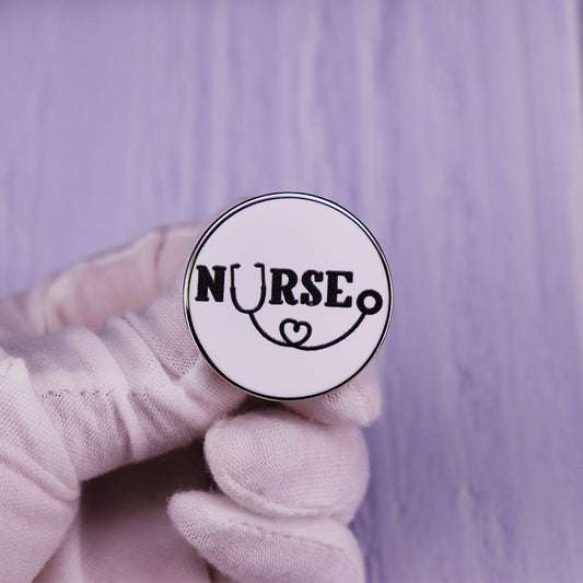 Nurse And Stethoscope Brooch Funny Doctor Nurse