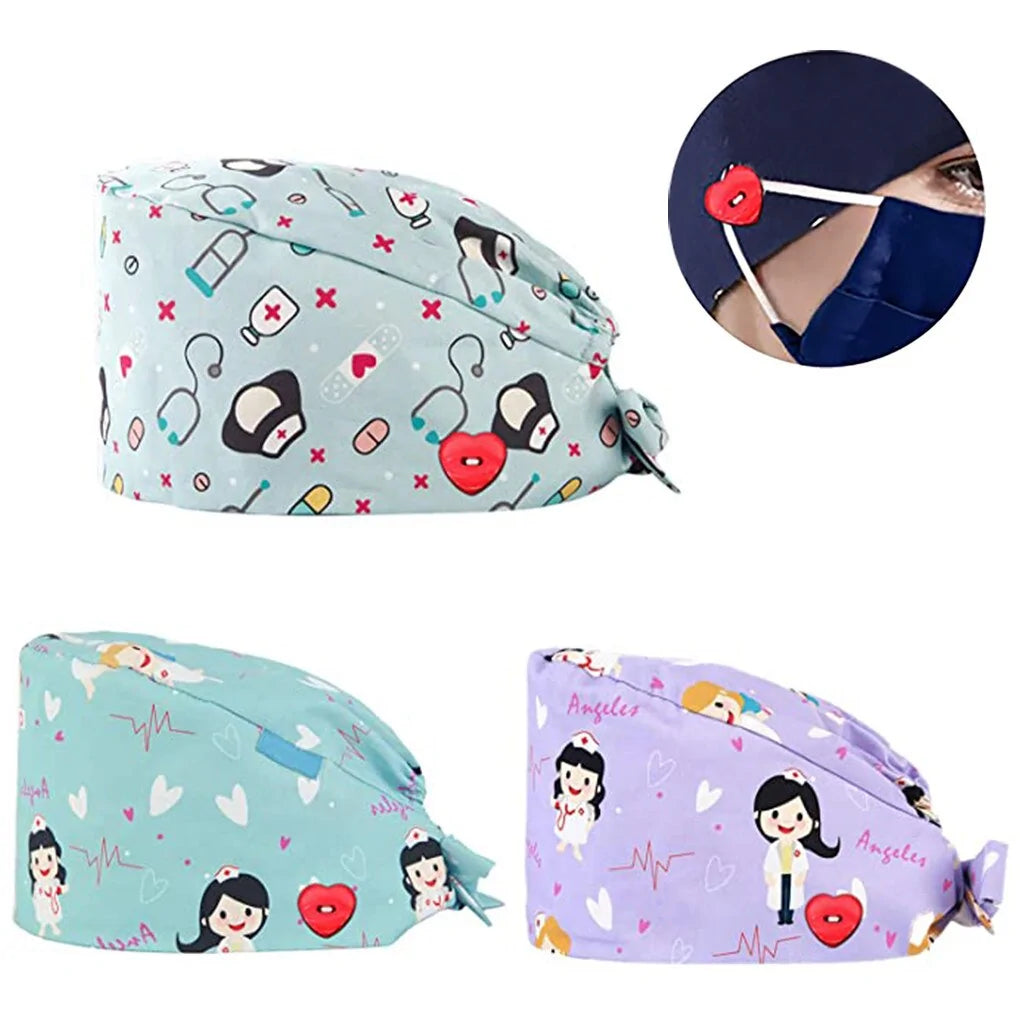 Cute Nurse Hat - 3 Pack